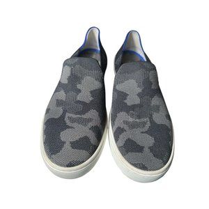ROTHY'S Size 9 Women’s‎ The Original Slip On Sneaker Dark GRAY CAMO GUC #S88-8